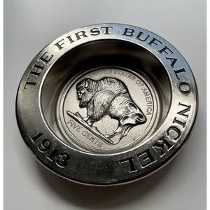 FIRST BUFFALO NICKEL - AVON- Metal‎ Dish/Tray